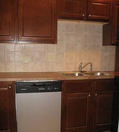 Dishwasher and Cabinets