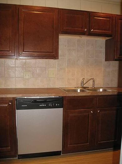 Dishwasher and Cabinets