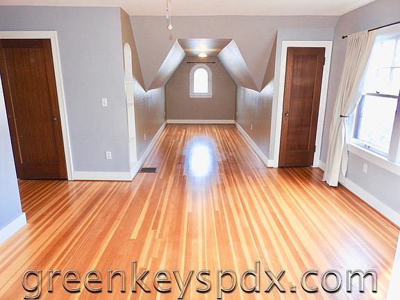 Master bedroom has a lot of square feet!