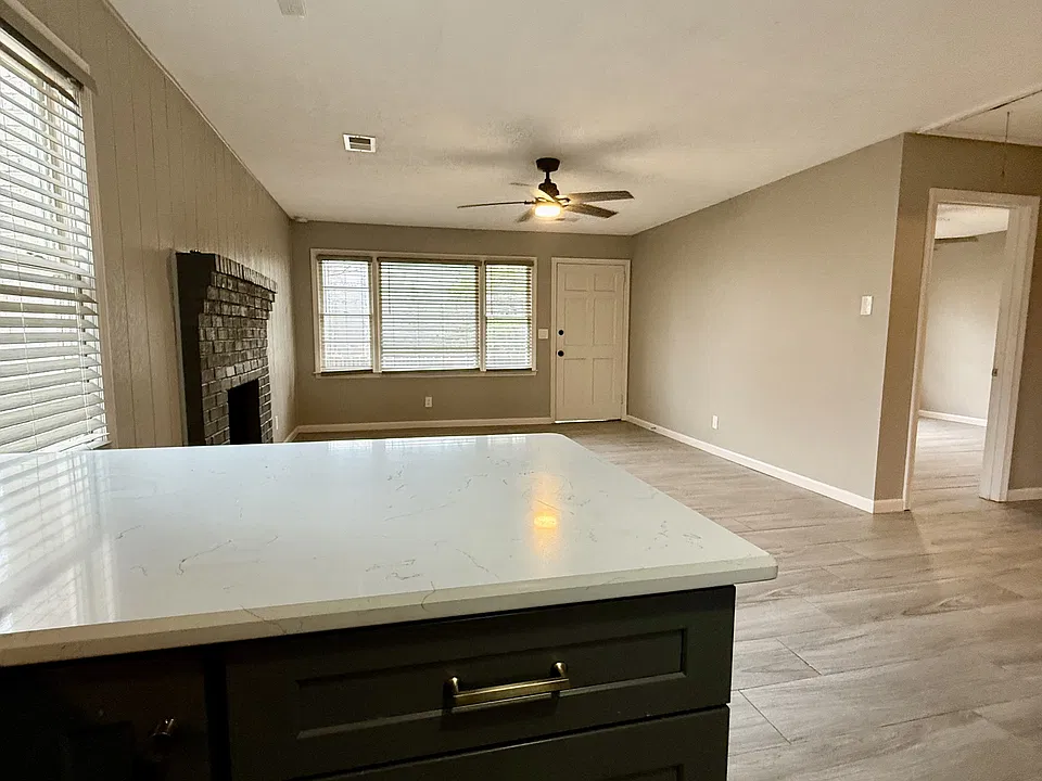 Open Kitchen and Living Room
