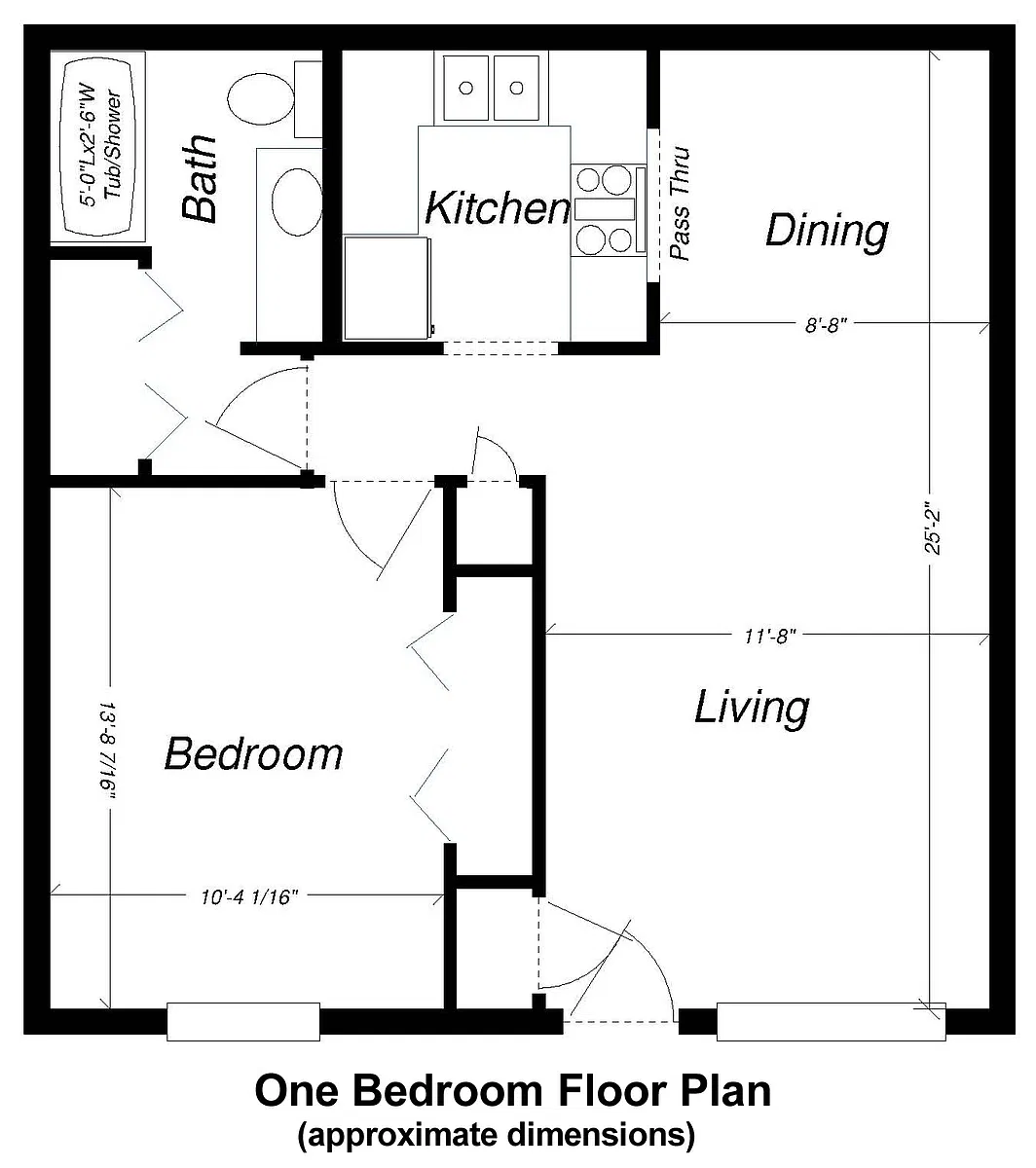 Floor plan 1B