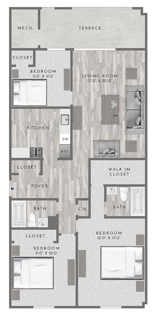 Floor plan C1