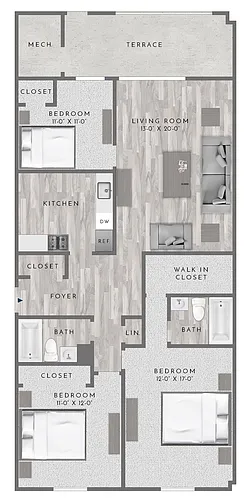 Floor plan C1