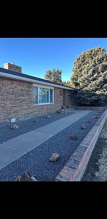 Fresh new landscape in front