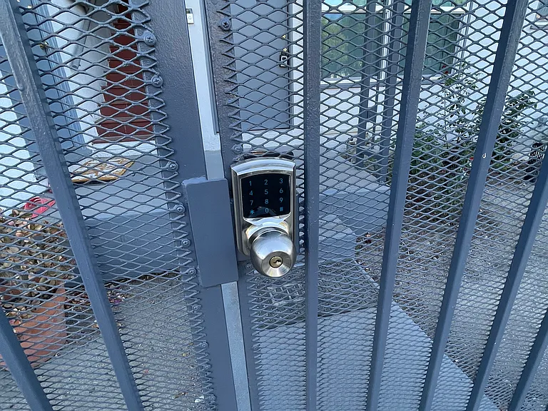 Security gate entrance and ring camera included.