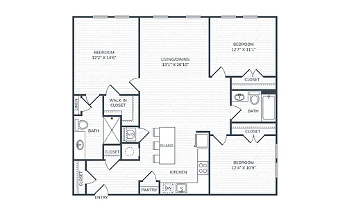 Floor plan PH2 C1