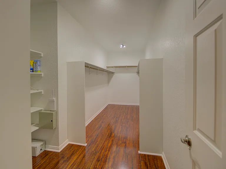 Master bedroom closet