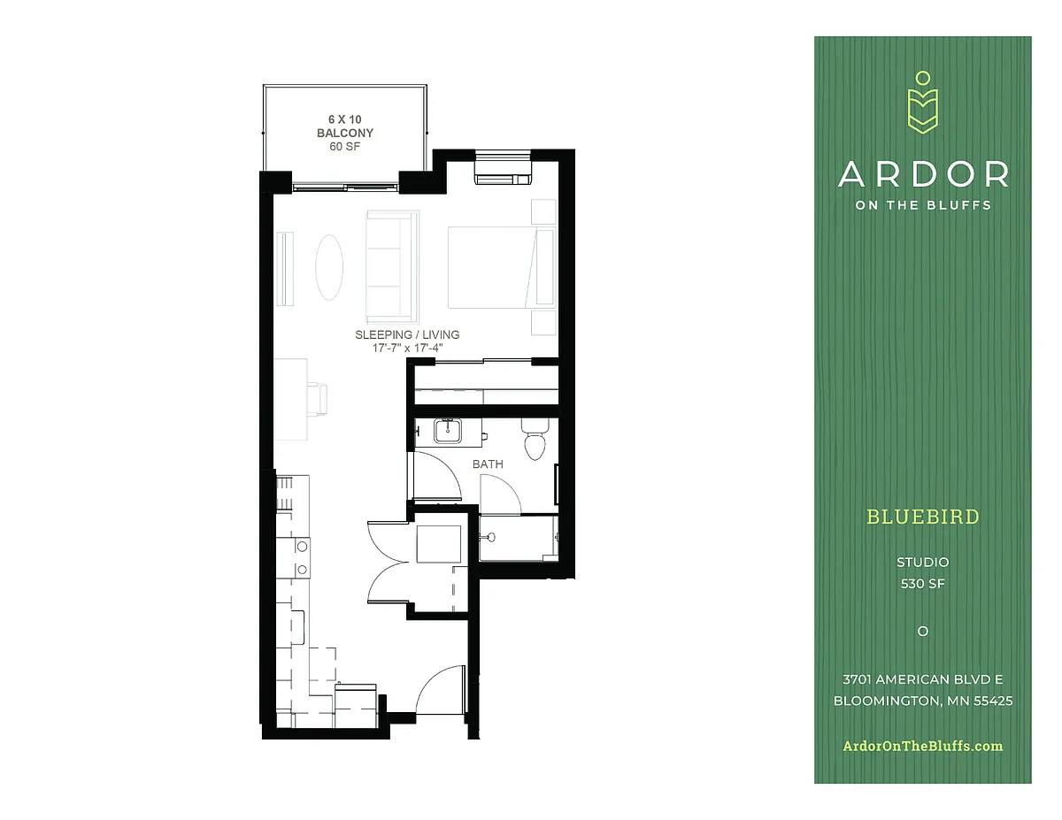 Floor plan Bluebird