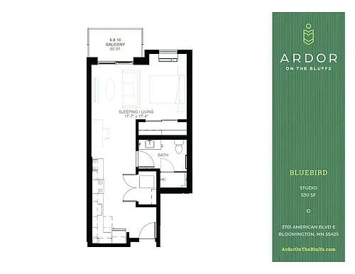 Floor plan Bluebird