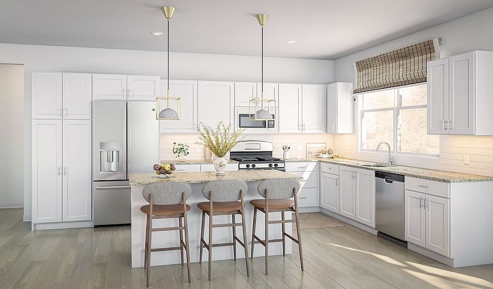 Kitchen, staged