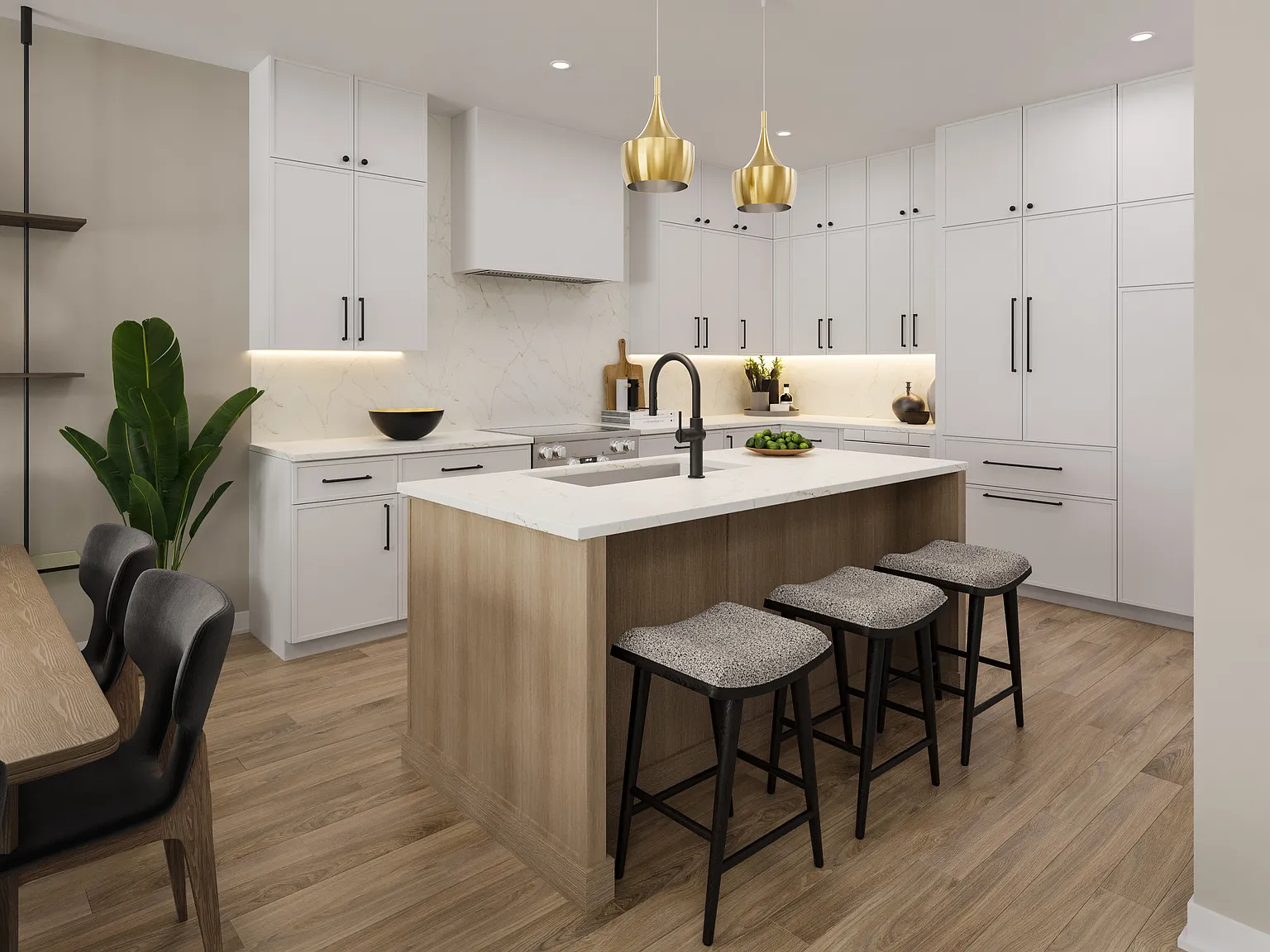 Potomac I Plan, Highlands Row photo 1