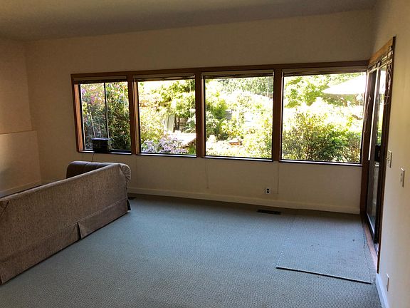 Living room west facing windows