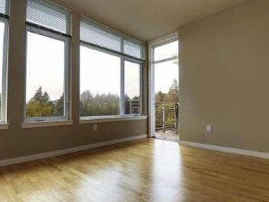 Door to deck, and lots of windows!