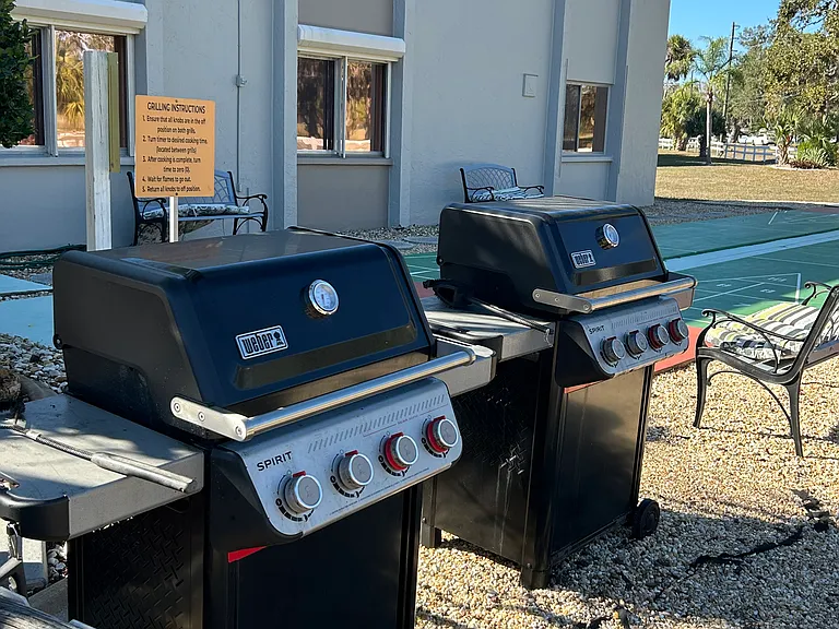Facilities, including grills, are immaculate