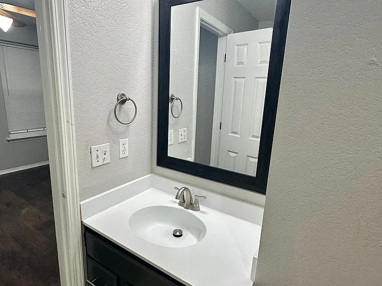 Master bathroom vanity
