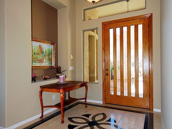 Grand Foyer with Travertine Tile
