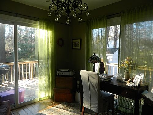 Florida Room as Office!