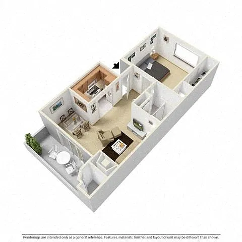Floor plan 1X1