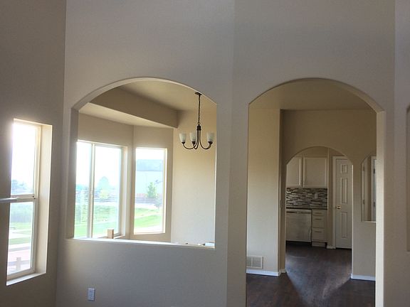 Dining with loft above