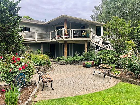 Rear view of home