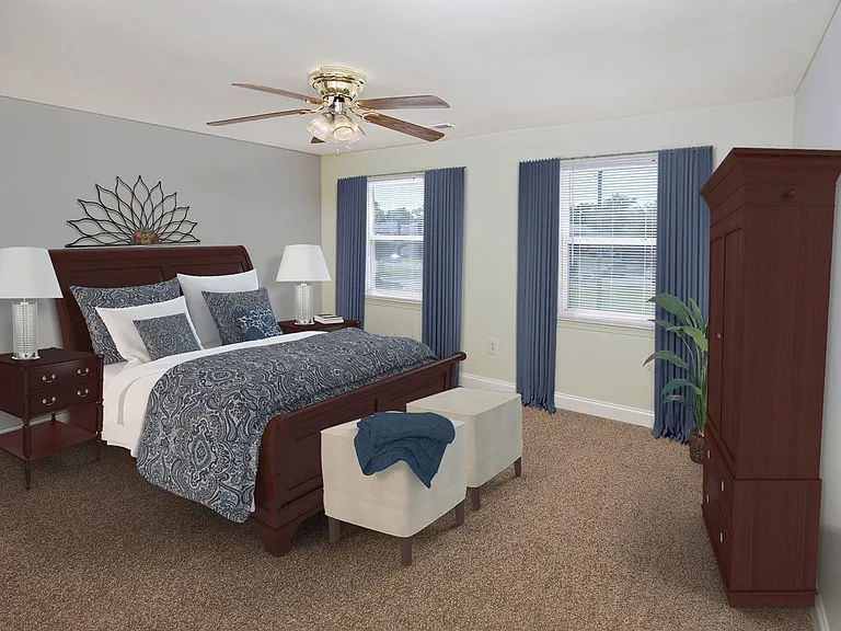 Bedroom Gold Townhome