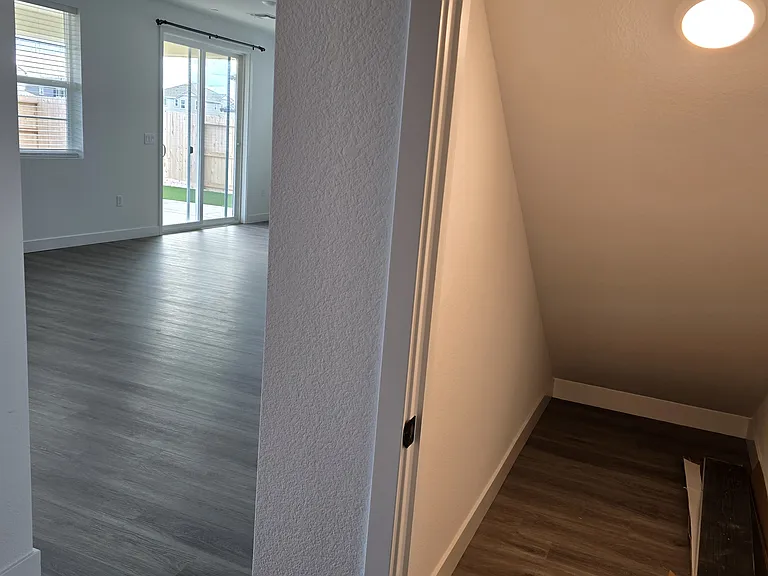 Storage under stairs