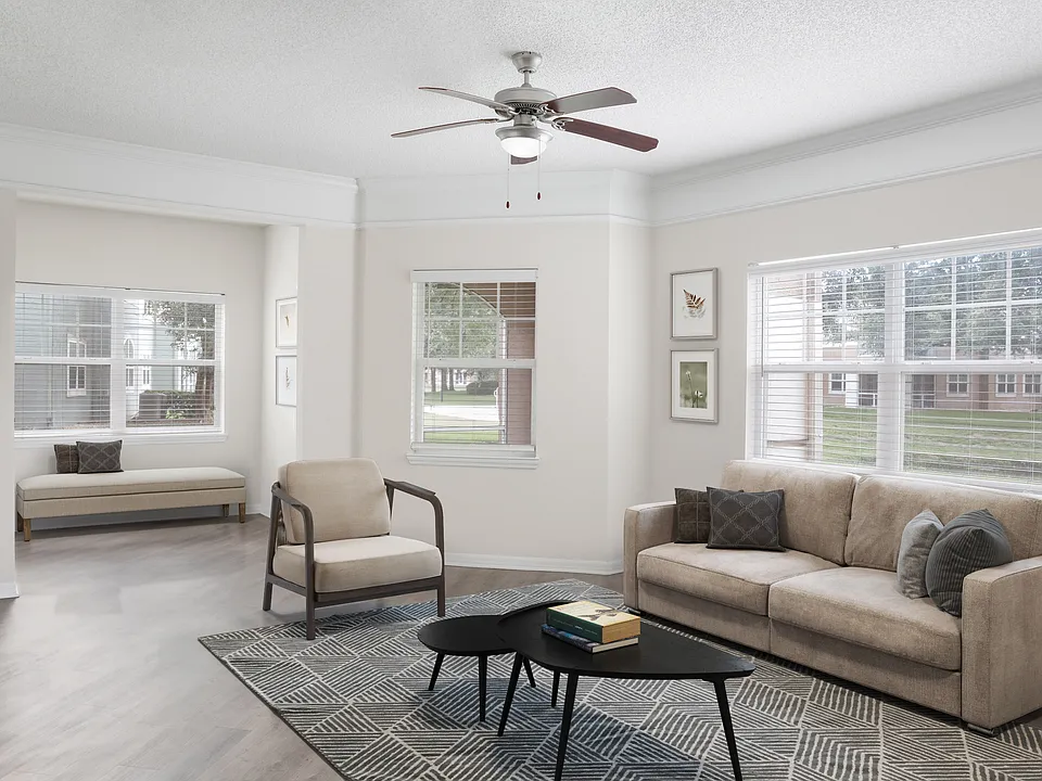 Spacious living rooms designed for comfort and style.