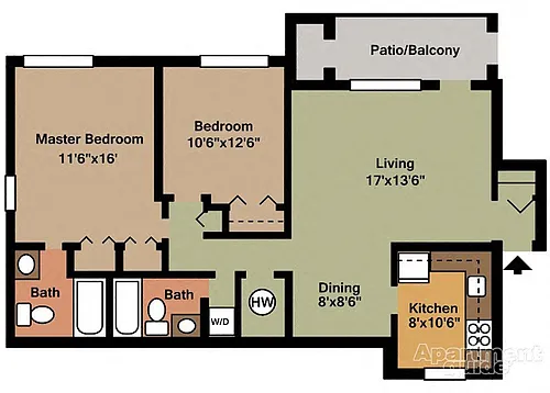 Floor plan Empress