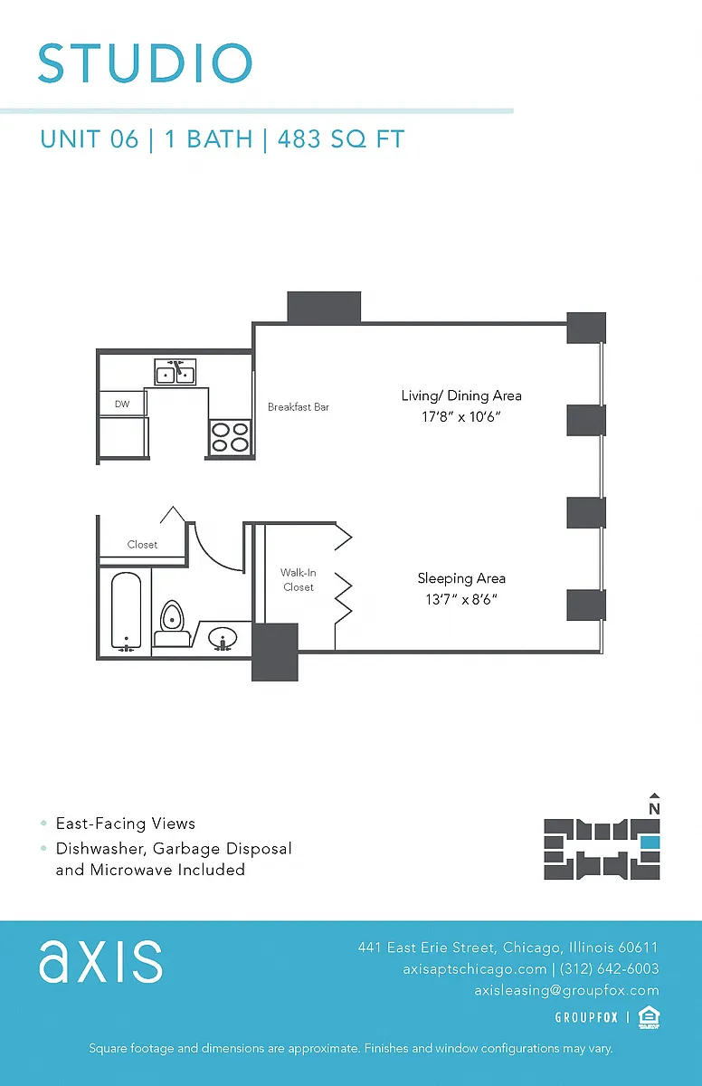 Floor plan Studio