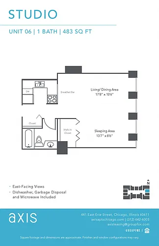 Floor plan Studio