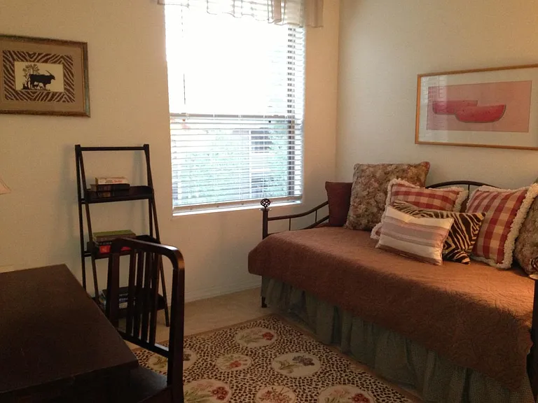 Den with Desk