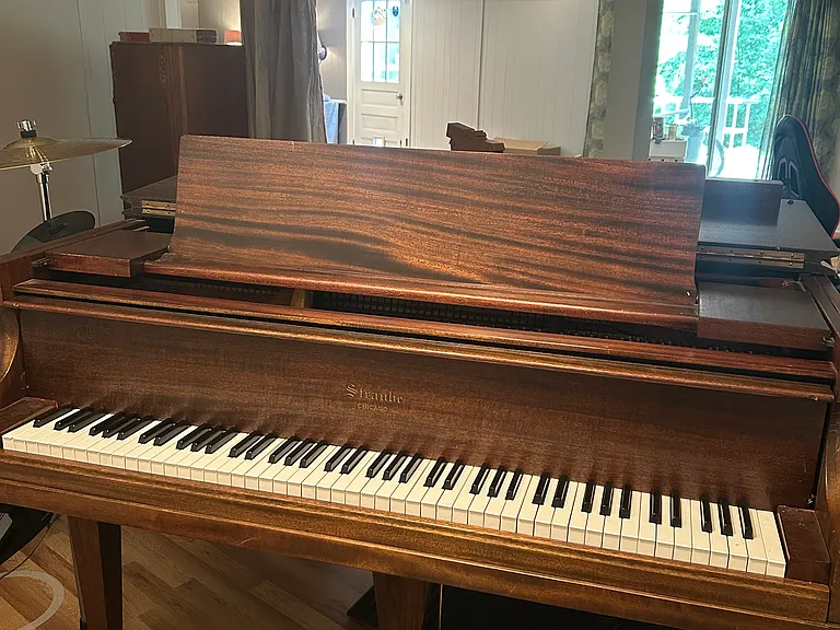 baby grand piano included in rental