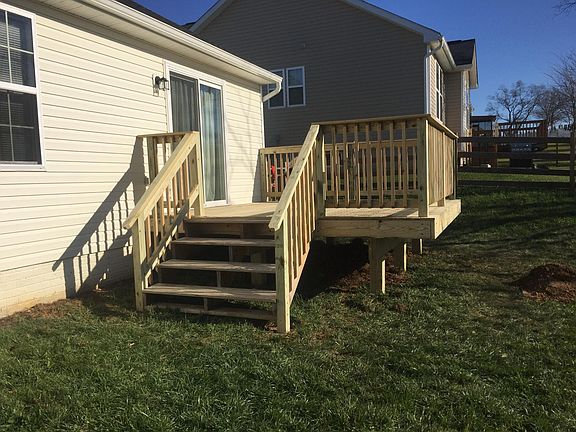REAR DECK WITH STAIR'S