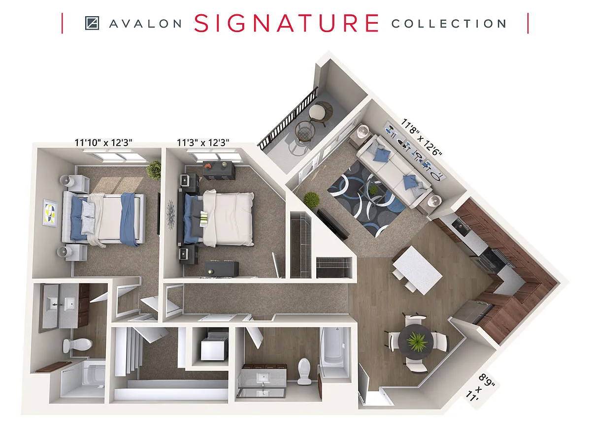 Floor plan B6-Wal