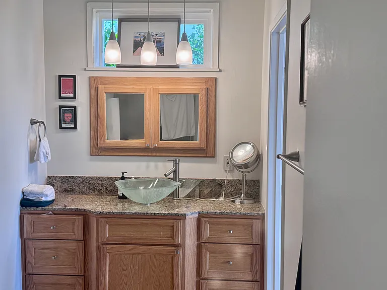 Primary bathroom with shower