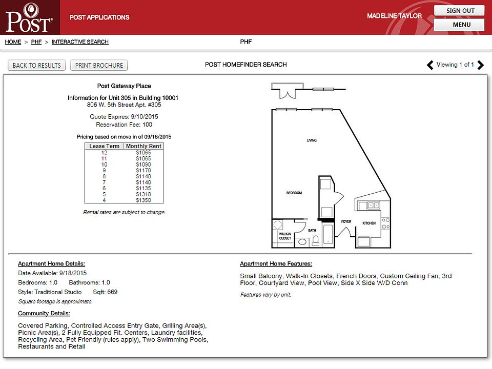 E-Brochure Apartment 305