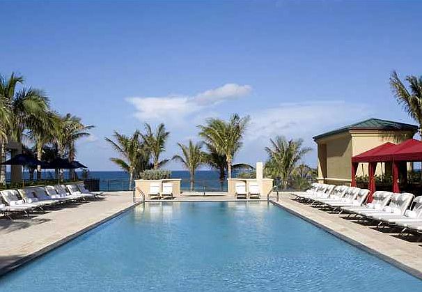 Pool view of Atlantic Ocean