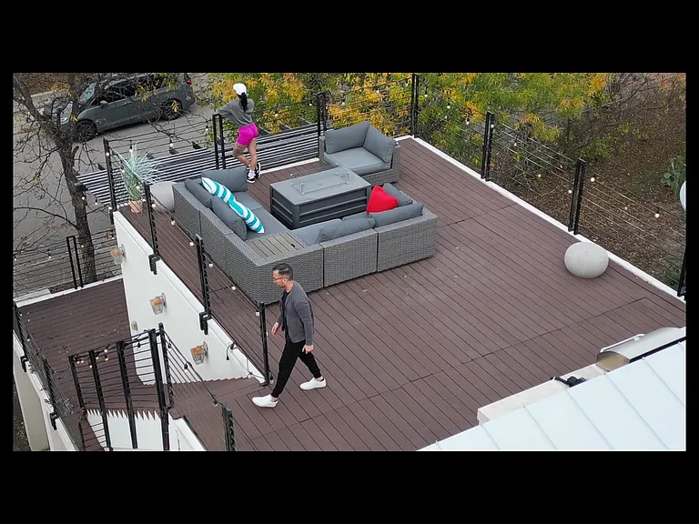 Enjoy the the views on private rooftop patio!