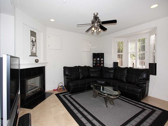 Spacious Family Room with Fireplace
