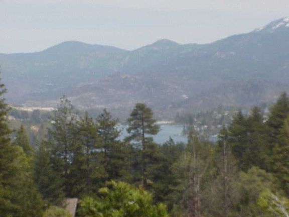 Yes, you have a lake view of Lake Arrowhead from the carport