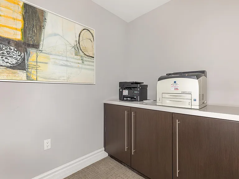 Computer Room with Printer