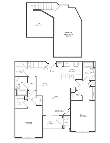 Floor plan Loft-BSALR