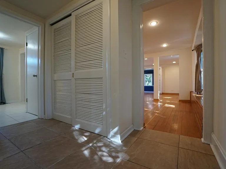 First floor closet near bathroom