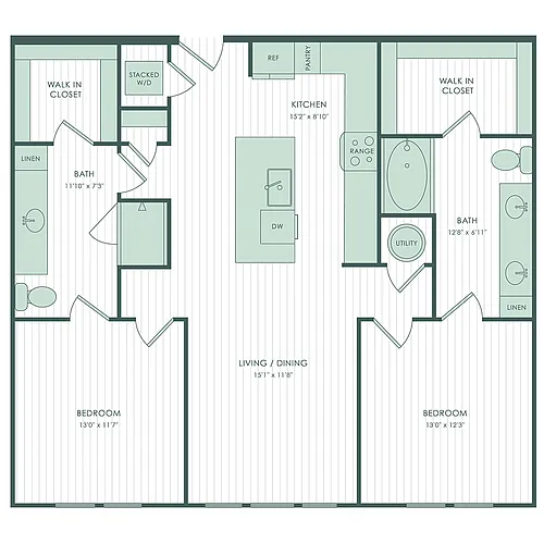 Floor plan B2a