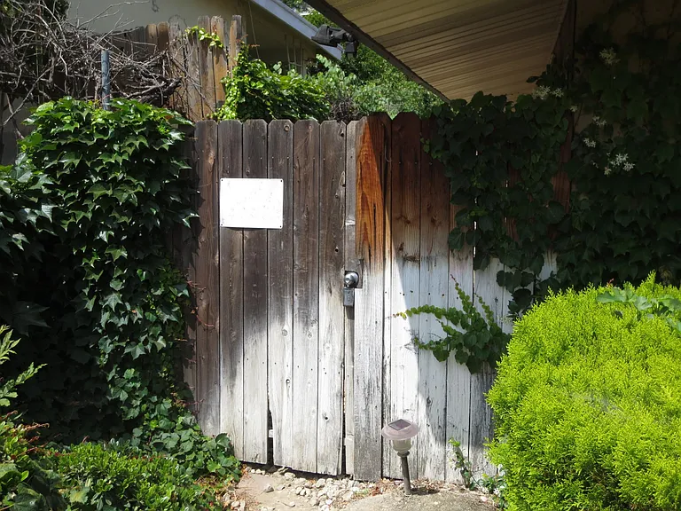 Gate to get into unit