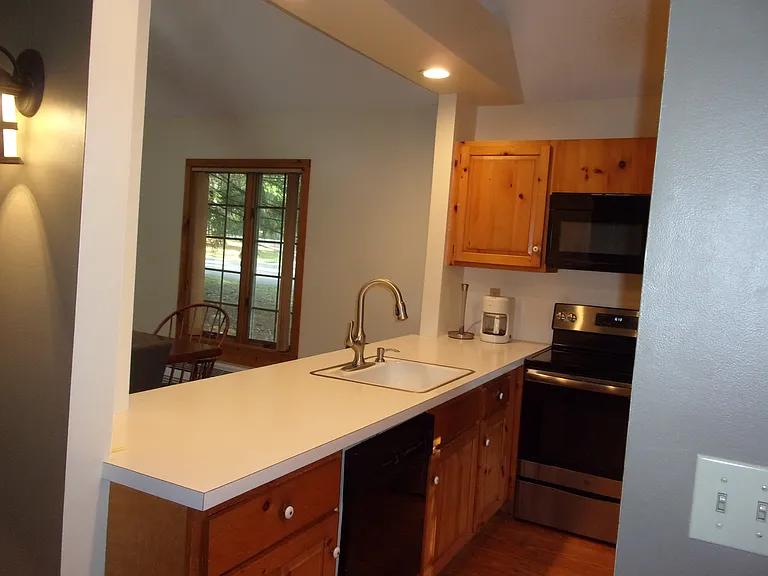 Kitchen on right