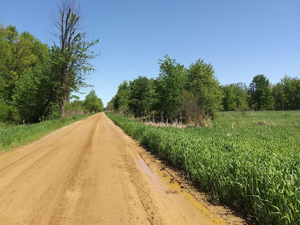 Gravel road. 