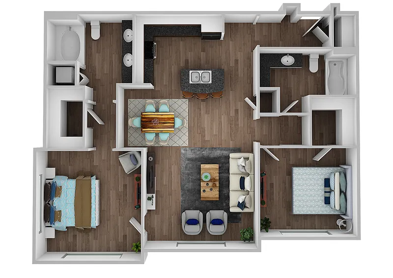 Floor plan B3 - Bennington