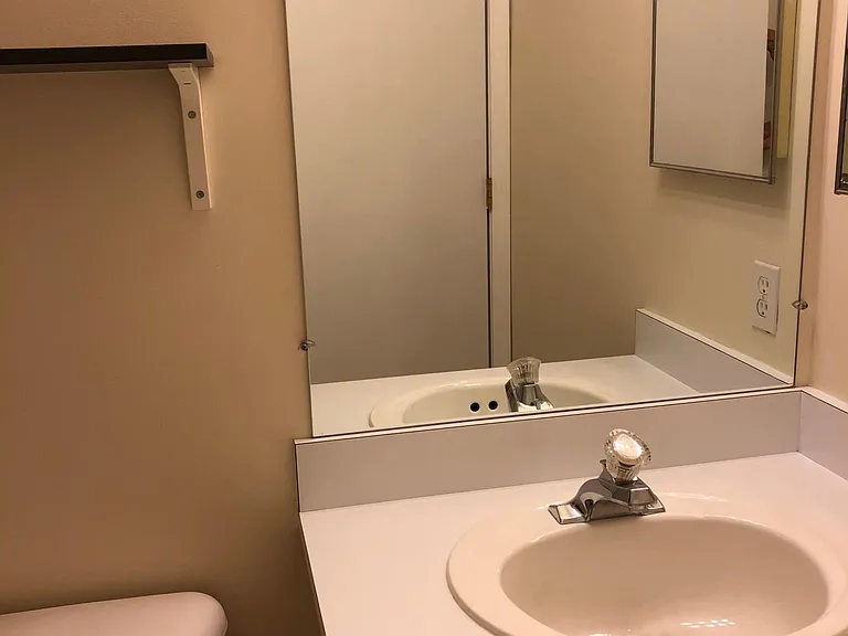 Attached master bath