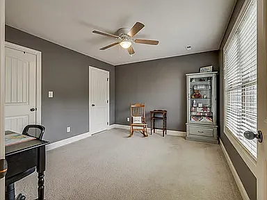 Bedroom #3 with Double Windows and Double Walk-in Closets